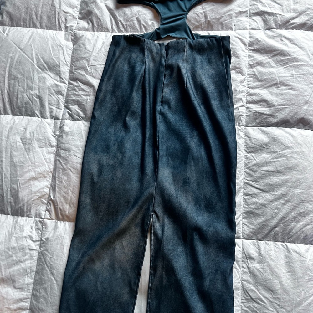 Bershka Gray Zippered Garment